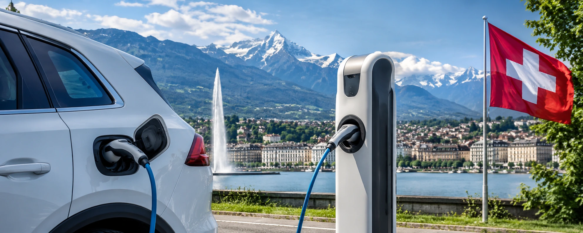 Borne de recharge de type 2 pour véhicule électrique
